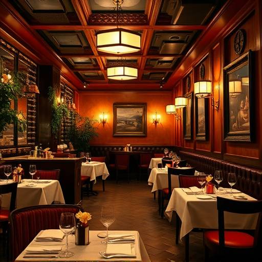 Cozy and inviting interior of Bella Notte Ristorante in Chicago